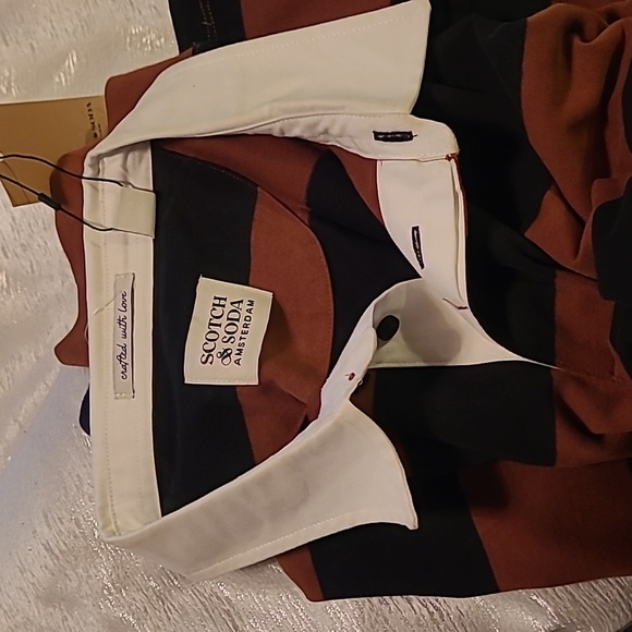 SCOTCH & SODA, Long Sleeve Rugby Polo Shirt XL Brand New - Picture 6 of 6